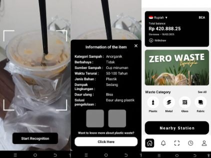 EcoTrier Mobile App screenshot