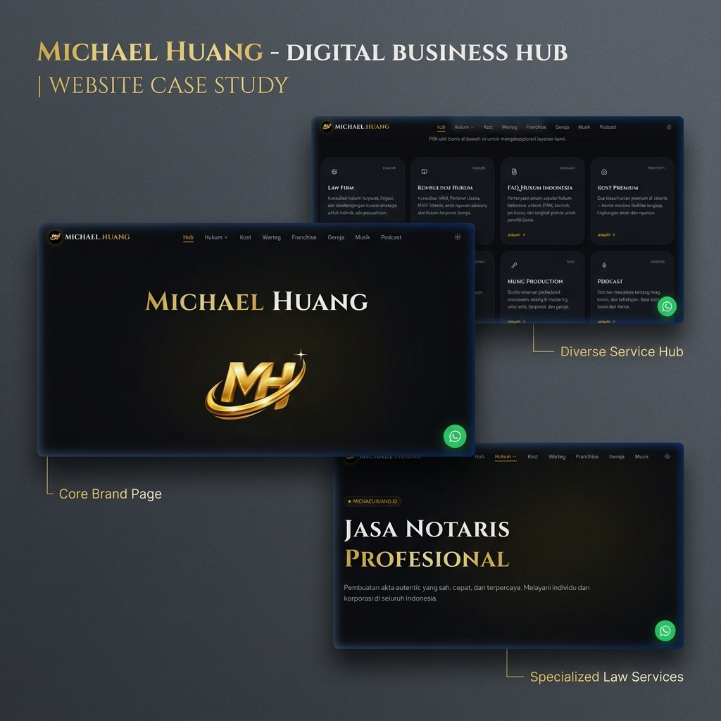Michael Huang website showcase